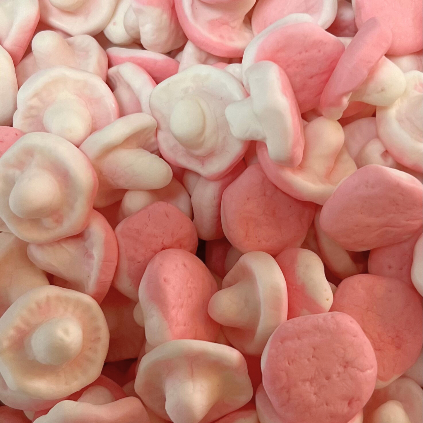 Skumsvampar (Strawberry Marshmallow Mushrooms)