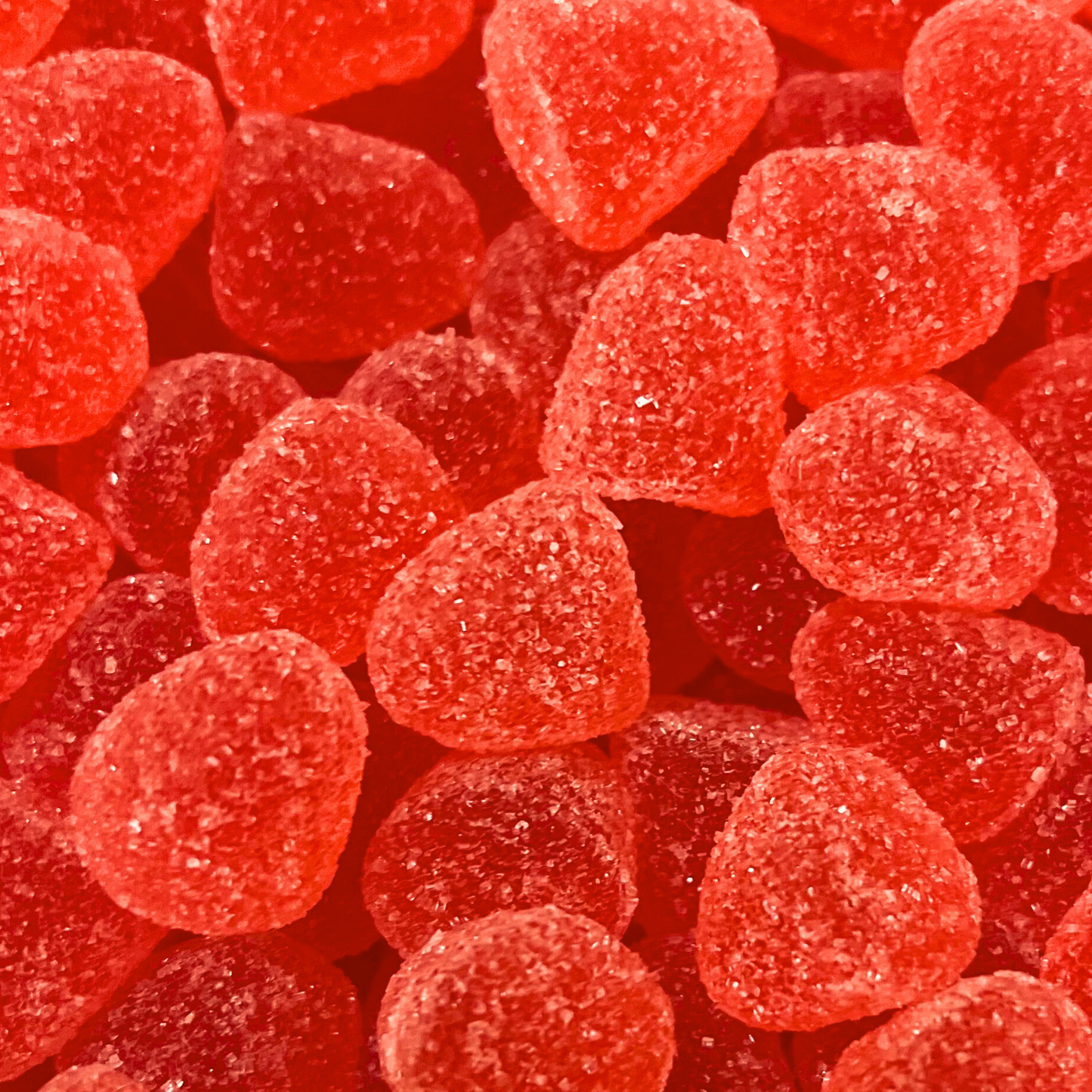 Gelehallon (Raspberry Gum Drops)