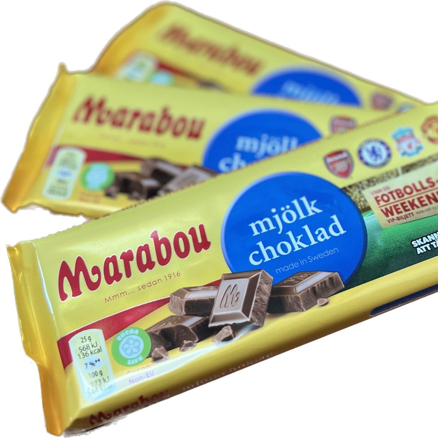 Marabou mjolkchoklad (Swedish Marabou milk chocolate)