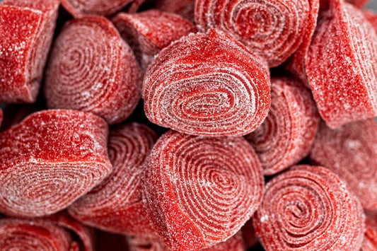 Jordgubbsrolls (Sour Strawberry Rolls)