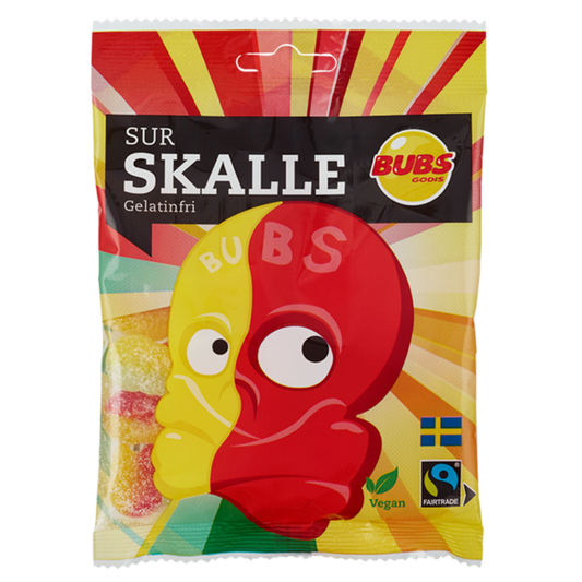 Bubs Sour Skulls 90g