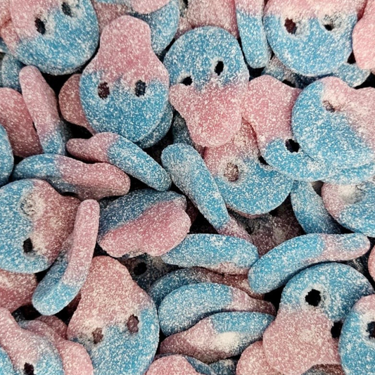Sour Veggie Fizzy Skulls (Bubblegum Skulls)